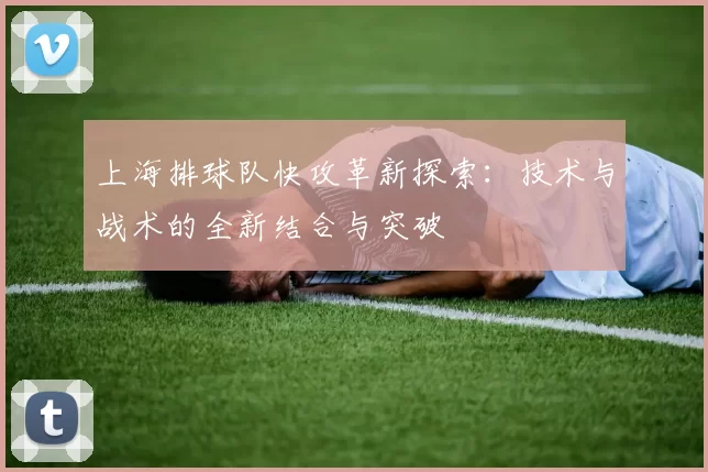 上海排球队快攻革新探索:技术与战术的全新结合与突破