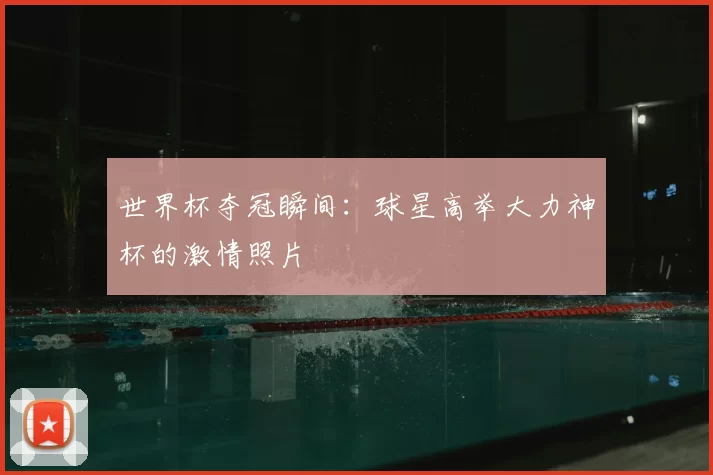 世界杯夺冠瞬间:球星高举大力神杯的激情照片